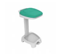 Support sac 120 L + couvercle vert