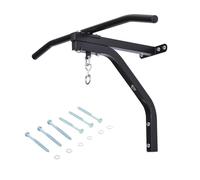 HOMCOM Support sac de boxe fixation sac de frappe barre de traction intégrée charge max. 130 Kg acier noir
