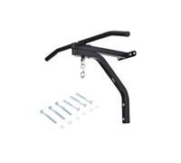 HOMCOM Support sac de boxe fixation sac de frappe barre de traction intégrée charge max. 130 Kg acier noir