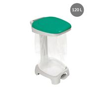 Support sac 120 L + couvercle vert