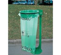 Support sac poubelle sur pied Rossignol Ecollecto vert sans couvercle 110 L