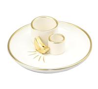 Support Santo, Support de Sauge pour Brûler, Porte-brûleur de Sauge d’encens en Céramique pour Yoga, Méditation, Décoration de la Maison