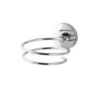 Support sèche cheveux en zinc chromé Fackelmann Vision