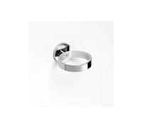 Support sèche-cheveux OMEGA en chrome 8x5,5x10cm