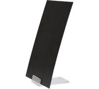 Securit Set de 10 porte-étiquettes acryliques transparents autoportants en L 6×4×0,8 cm