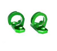 Support Serre-câble Tuyau Frein Arrière Pour KX 80 85 100 125 Décoration | Pour KLX 250 250S 250SF 250R 230R 300R 650 650R(Vert)