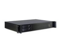 Support Serveur - Inter-Tech - 1.5U-1528L - Acier - Mini-ITX - Noir