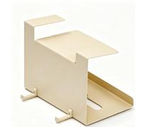 Support Serviettes Bain Design pour sous Meuble Support Serviettes | Acier carboné pour robuste, finition pour lait, design , installation murale pour facile, gain de place optimal