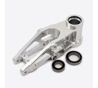 Support servo de cloison avant en aluminium avec roulements Argenté pour Losi 1/4 Promoto MX PM-MX/SM LOS261012