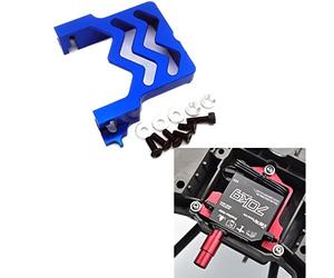 Support servo en aluminium pour radiation compatible avec servo 2075 2075X Bleu pour Traxxas 1/5 X-Maxx X Maxx 1/6 XRT 7749
