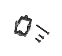 Support Servo en métal 9739 for TRX4M TRX-4M 1/18 RC, pièces de Mise à Niveau de Voiture sur chenilles, Accessoires (Color : Black Aluminum)