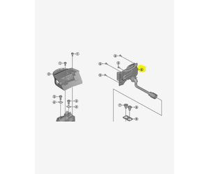 Support Shimano STEPS BM-E8010 pour connecteur de batterie 300mm