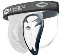 Shock Doctor Coquille de baseball Bioflex avec support Blanc/Noir G