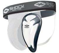 Shock Doctor Coquille de baseball Bioflex avec support Blanc/Noir Taille G
