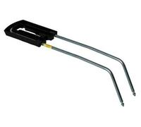 support siège vélo 64-15 cm acier/plastique argent/noir