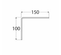 support simple 150x100mm équerre d'étagère console murale console en bois