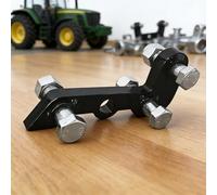 Support simple en forme de L pour petites pelleteuses conçu pour AGT et modèles avec interface pouce à trois trous