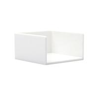 Support simple pour mémos, bloc-notes et cartes - 7,6 x 7,6 cm - Blanc