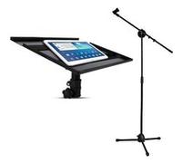 Support SLAP150 d'ordinateur portable / Tablette, pour régie + 2 Pieds Micro téléscopiques pour chant, instruments de musique G