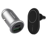 Support smartphone auto Boost Charge avec chargeur allume-cigare 60 W Belkin