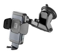 Cellularline | Hug Dual Pro - Wireless Smartphones 15W | Support pour Smartphone de Voiture sans Fil Qi - Double Ventouse pour Tableau de Bord et Crochet pour ailettes d'aération - Sortie 10 W