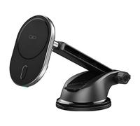 Bigben Connected Support voiture MagSafe - Charge sans fil 15W, bras ajustable, noir
