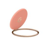 Support smartphone magnétique Google PixelSnap & base selfie Rose Pêche, orientation portrait ou paysage, rotation réglable, fixation instantanée, zone de charge sans fil dégagée