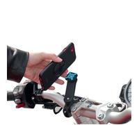 Support Smartphone pour Moto, Porte Téléphone Universel Scooter Trottinette Fabriqué en France, Rotation 360°, Ajustable à tous Guidons, Noir