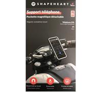 Support smartphone moto - Shapeheart - 2XL - Imperméable - Tactile - Compatible Face ID