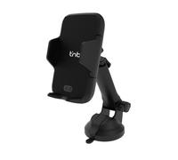 T'nB - Support Téléphone Voiture Ventouse, Ouverture Automatique | Pack avec Chargeur et Câble, Bras Télescopique, Rotation 360°, Compatible avec les Smartphones jusqu'à 7 Pouces