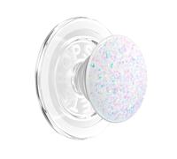Support PopGrip Premium MagSafe Stand et Selfie Iridescent Iridescent Confetti white Popsockets