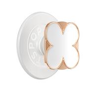 Support PopGrip Premium MagSafe Stand et Selfie Enamel Clover Rose Gold Popsockets