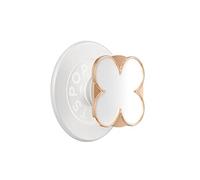Support PopGrip Premium MagSafe Stand et Selfie Enamel Clover Rose Gold Popsockets