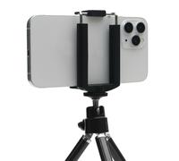 Support Smartphone Universel Trépieds Clip de Fixation Pas de vis standard, Noir