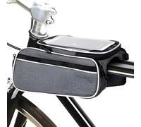 Support Smartphone Vélo Étanche Avec Sacoche Cadre Gris