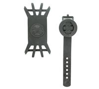 Support smartphone vélo silicone universel compatible compteur garmin P2R Coolride Noir