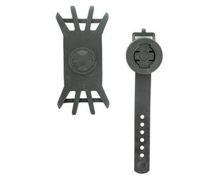 Support smartphone vélo silicone universel compatible compteur garmin P2R Coolride Noir