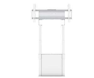 Support SMS Smart Media Solutions FMT091002 réglable en hauteur électriquement, blanc (fixation murale/sol)