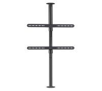 Support Sol à Cadre Rotatif à 360 Degrés,Support Sol Pour Téléviseur Lcd,Support Rotatif Pour Cloison Séparation,Base Rotative Pour Meuble Tv,écran LED 37 à 75 Pouces,85-109cm