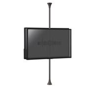 Support sol-plafond inclinable pour 2 écrans TV back to back 32'' - 75'' - Hauteur max 240cm