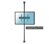Support sol-plafond inclinable pour écran TV 32'' - 75