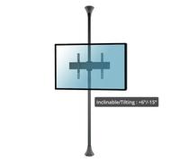 Support sol-plafond inclinable pour écran TV 32'' - 75'' - Hauteur max 240cm
