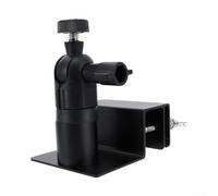 Support solaire optimisé pour gouttière pour un placement efficace du panneau solaire extérieur (1 noir)