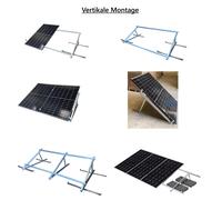 Support solaire photovoltaïque, module d'élévation, toit plat, garage,...