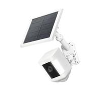 Support solaire pour caméra ABS avec plaque d'installation murale | Positionnement articulé, bras extensible, interface de 0,6 cm pour l'observation des propriétés autour des cours