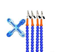Support Soudure Flexible 4 Griffes Aluminium Réparable(Blue) | 4 griffes flexibles, maintien stable, design ajustable, alliage aluminium, réparation électronique