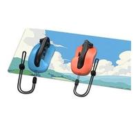 Support souris Joy-Con Alpha Omega Players Bleu et Orange pour Nintendo Switch 2 + Tapis de souris XXL Bleu et Orange