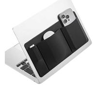 Support Souris pour Ordinateur Portable - Pochette Adhésive Pratique, Matériau Résistant Souple, Rangement Multifonction | Étui Organisateur Électronique 3 Compartiments pour Déplacements, Réunions