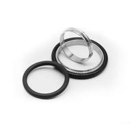 Support sous vide O-For Joint d'étanchéité en caoutchouc pour bague pour raccords sous vide ISO KF10/16/25/40, haute résistance à 250 °C, longue durée à l'huile et à la pression, noir (KF10)