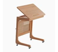 Support sous vide réversible avec roulettes - Table d'appoint en forme de C pour entrée et couloir